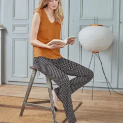BecquetPyjama femme PHARAPYJ marron caramel