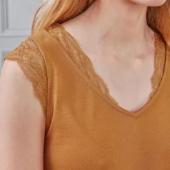 BecquetPyjama femme PHARAPYJ marron caramel