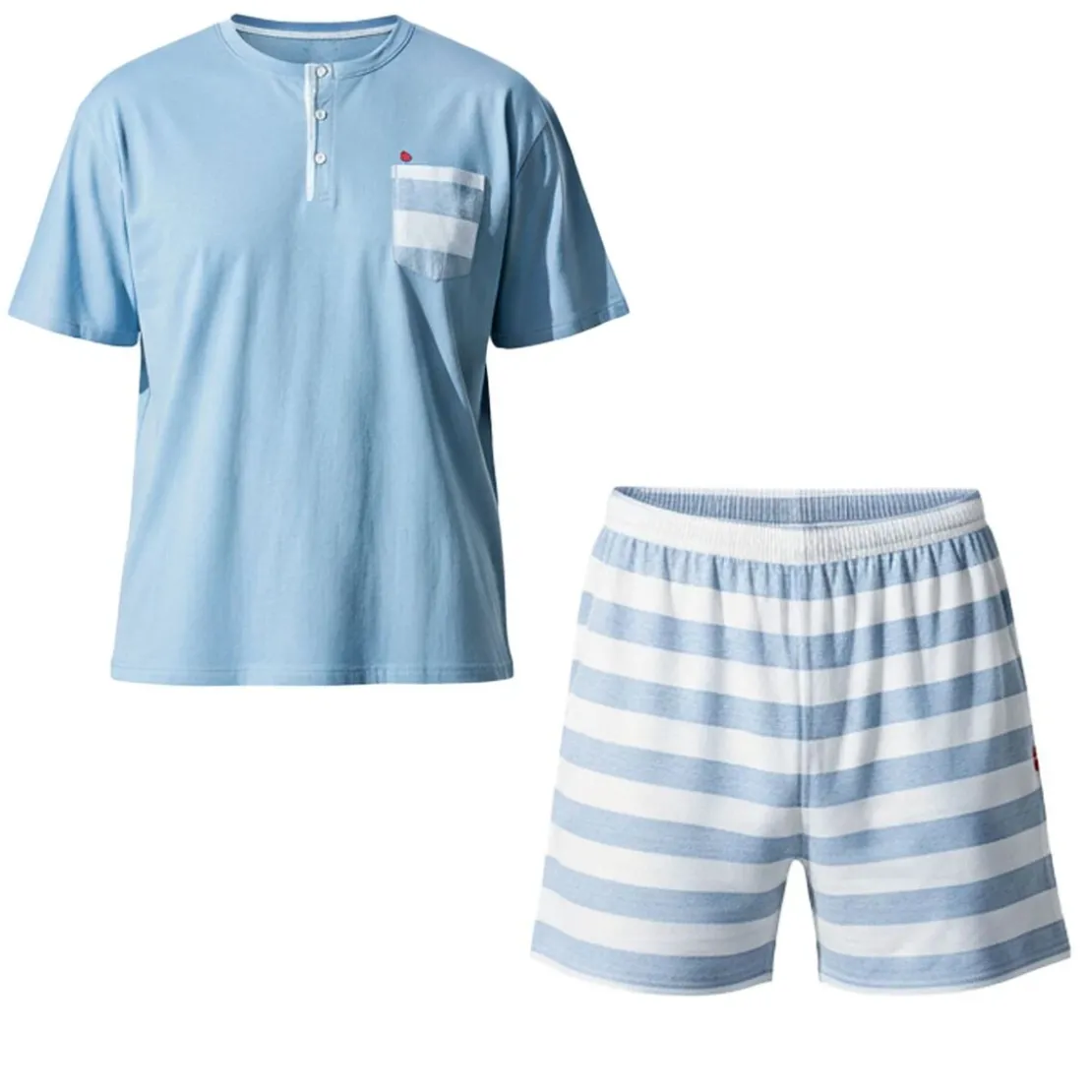BecquetPyjama homme en coton style marin bleu - DODO Homewear