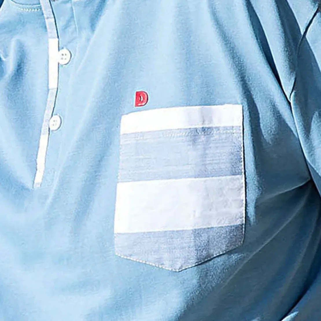 BecquetPyjama homme en coton style marin bleu - DODO Homewear