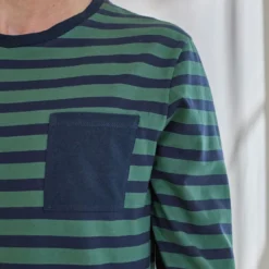 BecquetPyjama homme en coton Aroe - bleu marine
