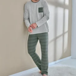 BecquetPyjama LUDOVIC - vert kaki