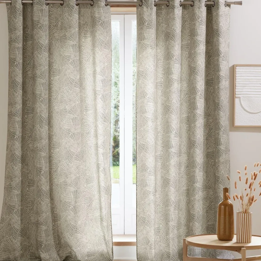 BecquetRideau KYOTO L135xH180 gris