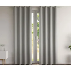 BecquetRideau NATTE CHAMBRAY - gris