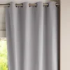 BecquetRideau occultant L140xH180 gris perle