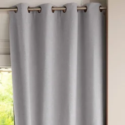 BecquetRideau occultant L140xH180 gris perle