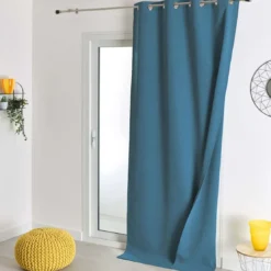 BecquetRideau occultant thermique INTIME - bleu petrole