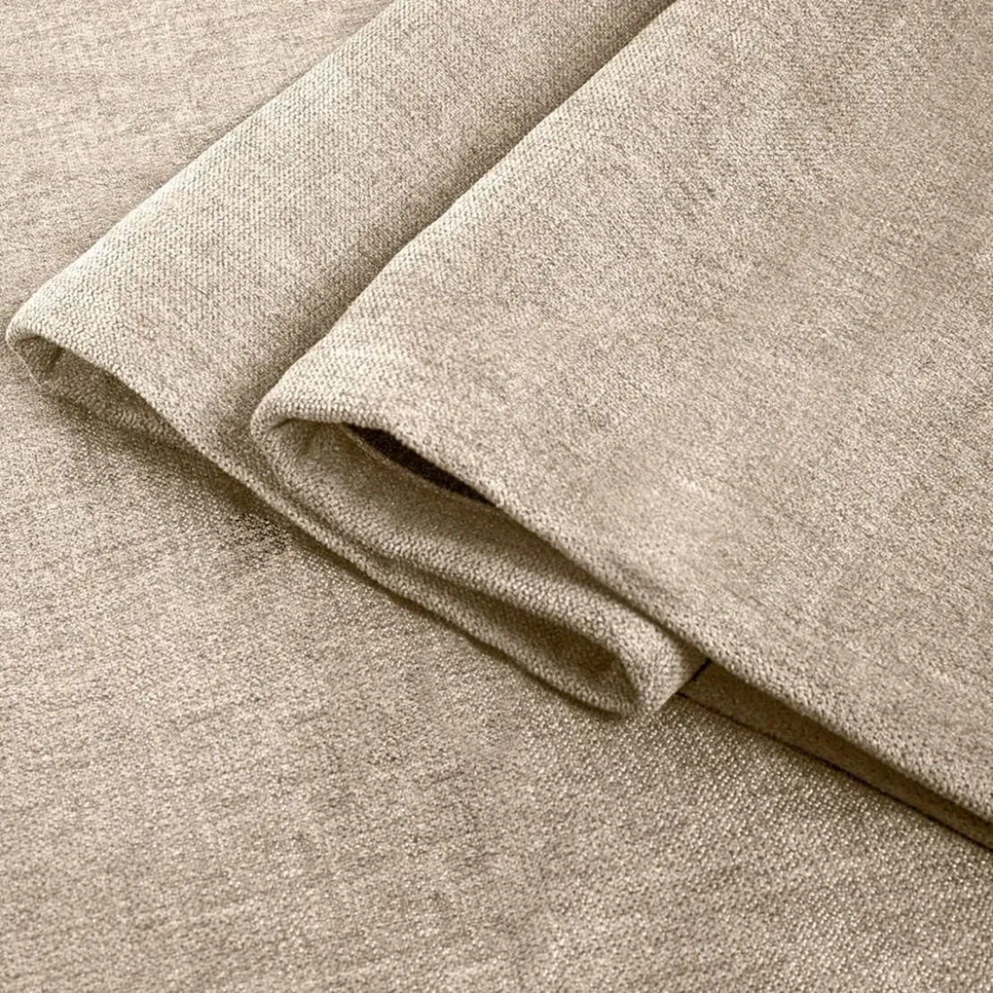 BecquetRideau occultant velours thermique et phonique dos polaire ALASKA - Beige