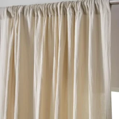 BecquetRideau tunnel GAZE DE COTON - beige