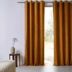 BecquetRideau velours WHISPER - marron caramel
