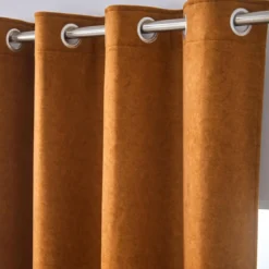 BecquetRideau velours WHISPER - marron caramel