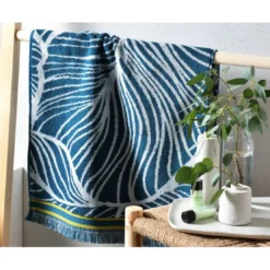 BecquetServiette de bain en coton 450g/m² EUCALYPTUS - bleu canard