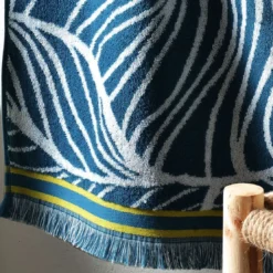BecquetServiette de bain en coton 450g/m² EUCALYPTUS - bleu canard