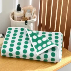 BecquetServiette de toilette Epaisse Verte POISPOIS