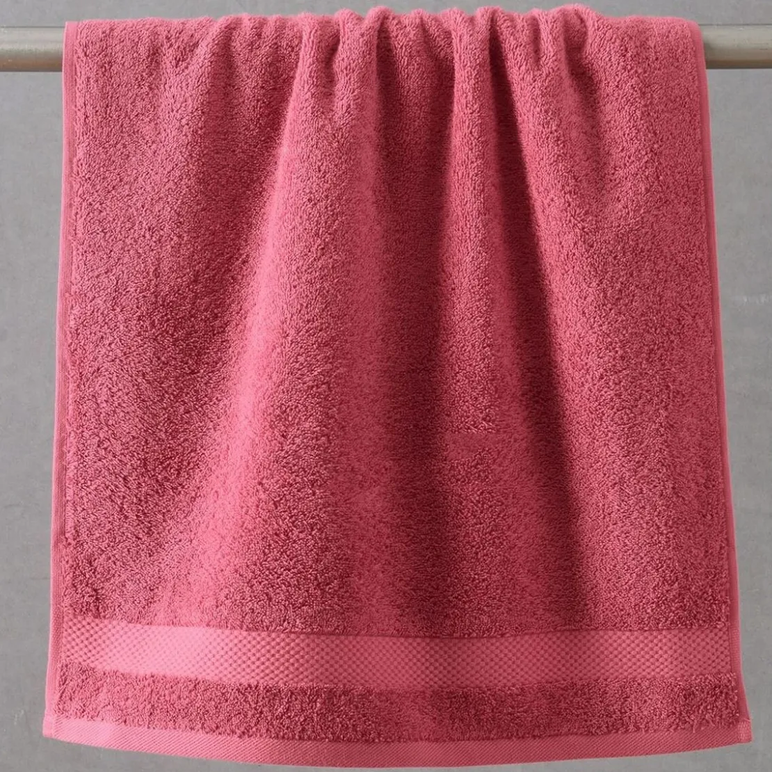 BecquetServiette de toilette en coton 500 g/m² ATLANTIQUE - rose framboise
