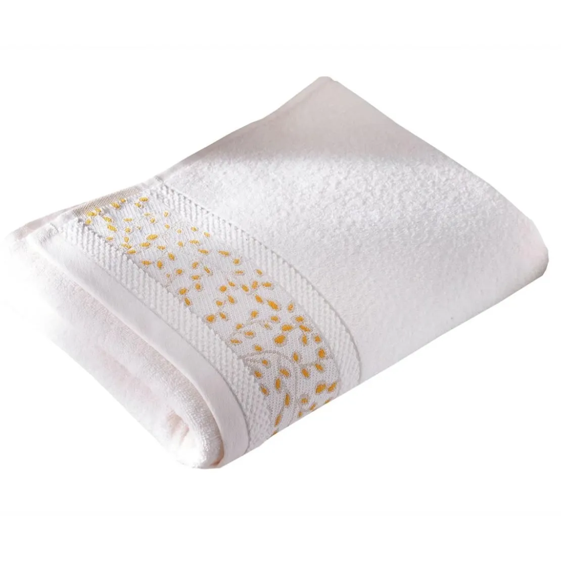 BecquetServiette de Toilette coton HERBAL Blanc Craie
