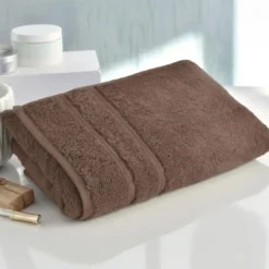BecquetServiette de toilette 600 g/m² COTON EGYPTE - marron moka