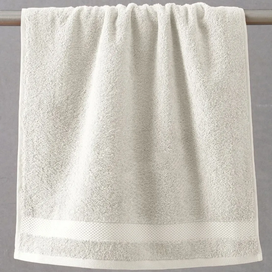 BecquetServiette de toilette en coton 500 g/m² ATLANTIQUE - blanc ivoire