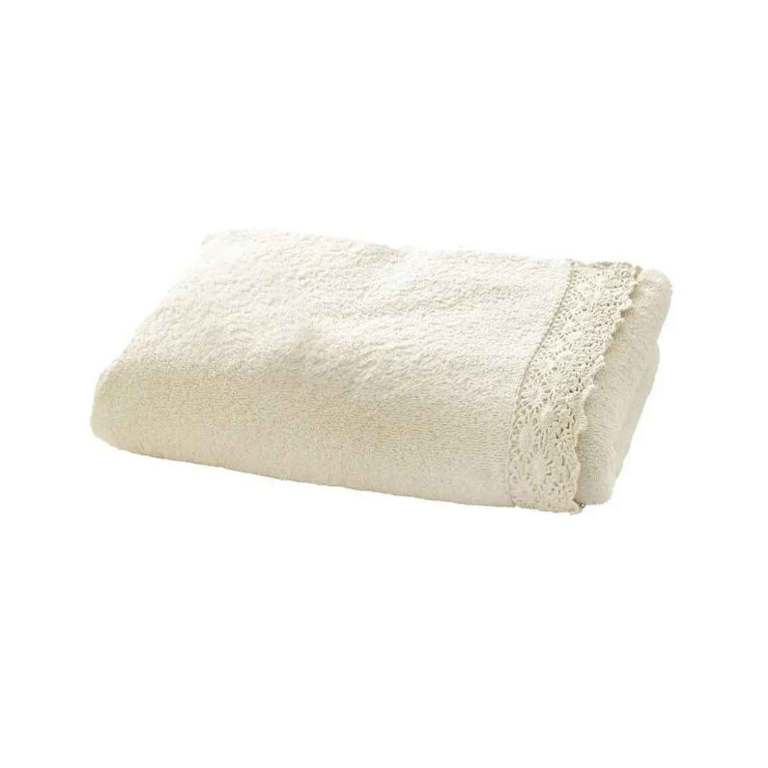 BecquetServiette de toilette coton éponge VAHINA - blanc écru