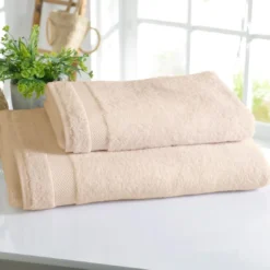 BecquetServiette de toilette en coton 500 g/m² ATLANTIQUE - beige sable