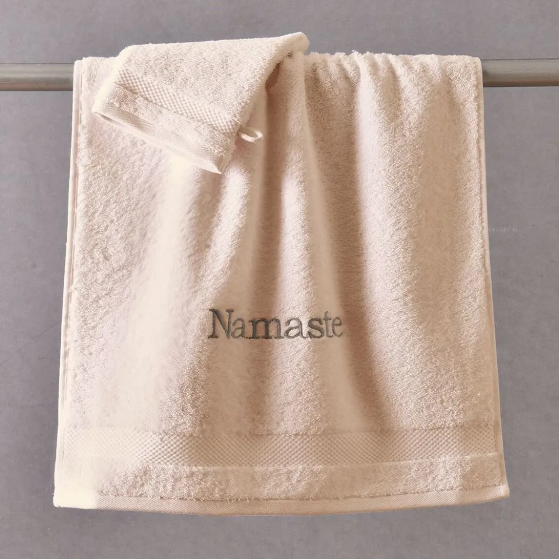 BecquetServiette de toilette en coton 500 g/m² ATLANTIQUE - beige sable