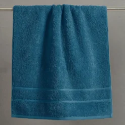 BecquetServiette de toilette 600 g/m² COTON EGYPTE - bleu pacifique