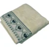 BecquetServiette de toilette 50x100 RECIT D'HIVER - blanc ivoire