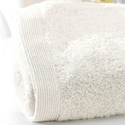 BecquetServiette de toilette 550g/m² CAROLINE - blanc ivoire