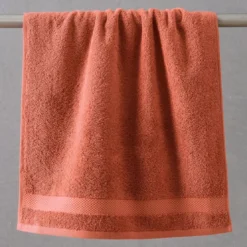 BecquetServiette de toilette en coton 500 g/m² ATLANTIQUE - orange terracotta