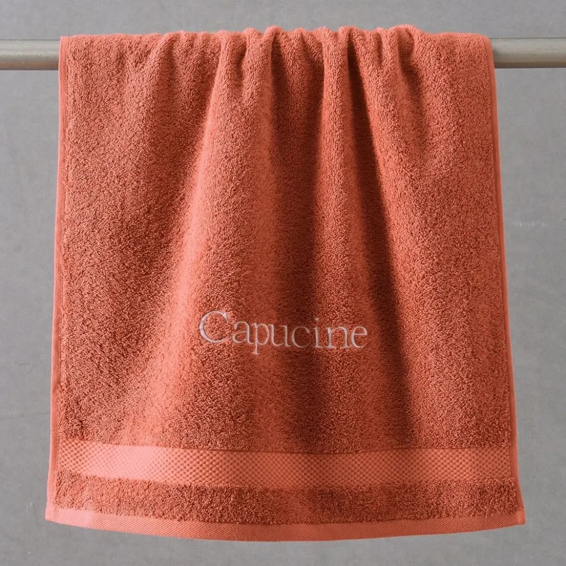 BecquetServiette de toilette en coton 500 g/m² ATLANTIQUE - orange terracotta
