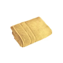 BecquetServiette invité 600 g/m² COTON EGYPTE - jaune paille