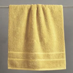 BecquetServiette invité 600 g/m² COTON EGYPTE - jaune paille