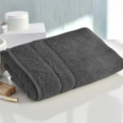 BecquetServiette invité 600 g/m² COTON EGYPTE - gris ardoise