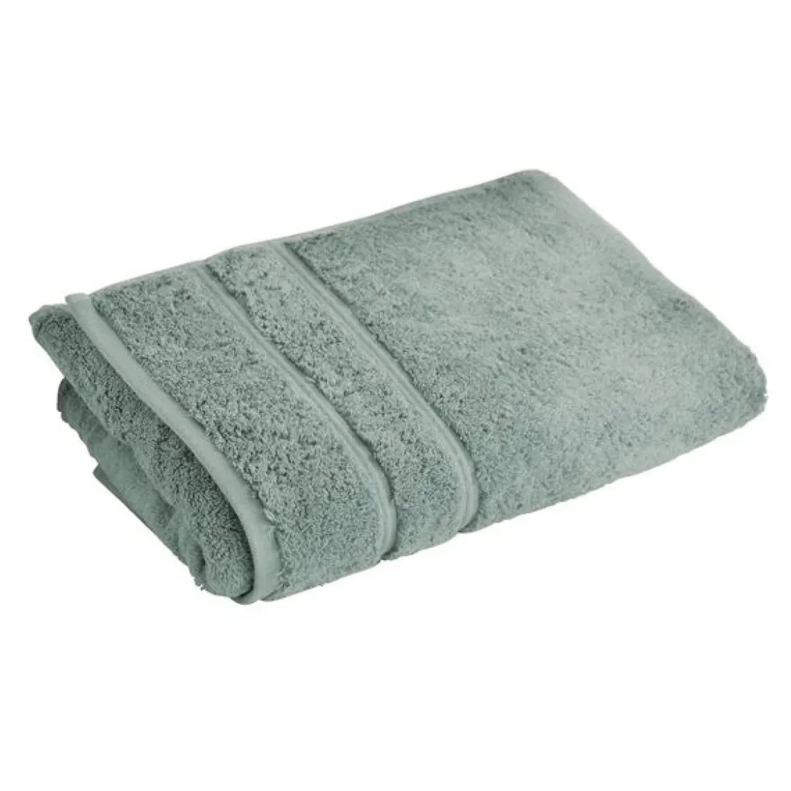 BecquetServiette invité 600 g/m² COTON EGYPTE - vert de gris