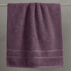 BecquetServiette invité 600 g/m² COTON EGYPTE - violet aubergine
