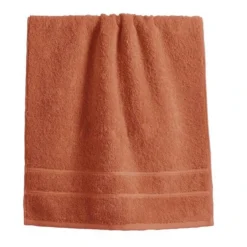 BecquetServiette invité 600 g/m² COTON EGYPTE - orange terracotta