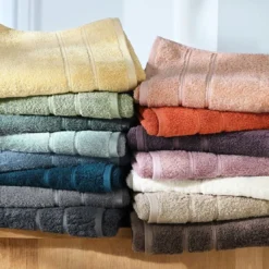 BecquetServiette invité 600 g/m² COTON EGYPTE - orange terracotta