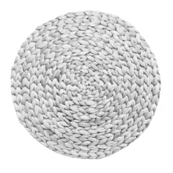 BecquetSet de 4 dessous d'assiettes RUBINE blanc