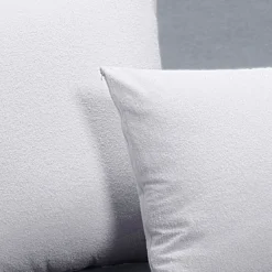 BecquetSous-taie d'oreiller Bouclette antiacarien - LI.OTR BOUCL PU - blanc