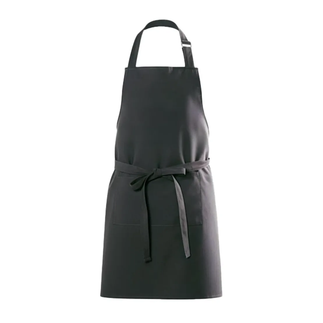 BecquetTablier en coton gris anthracite uni - LONA