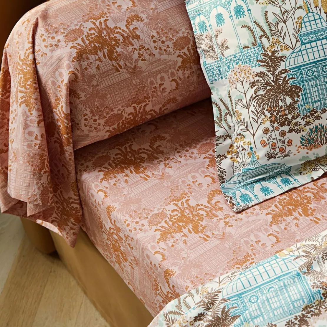 BecquetTaie de traversin Adulte multicolore, coton DR. ROYAL BOTANIC 43x185cm