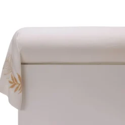 BecquetTaie de traversin coton lavé FRISSON - blanc