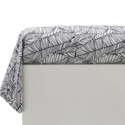 BecquetTaie de traversin coton SUMMER - noir/blanc