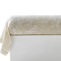 BecquetTaie de traversin coton beige tropical - GAMME SUCREE