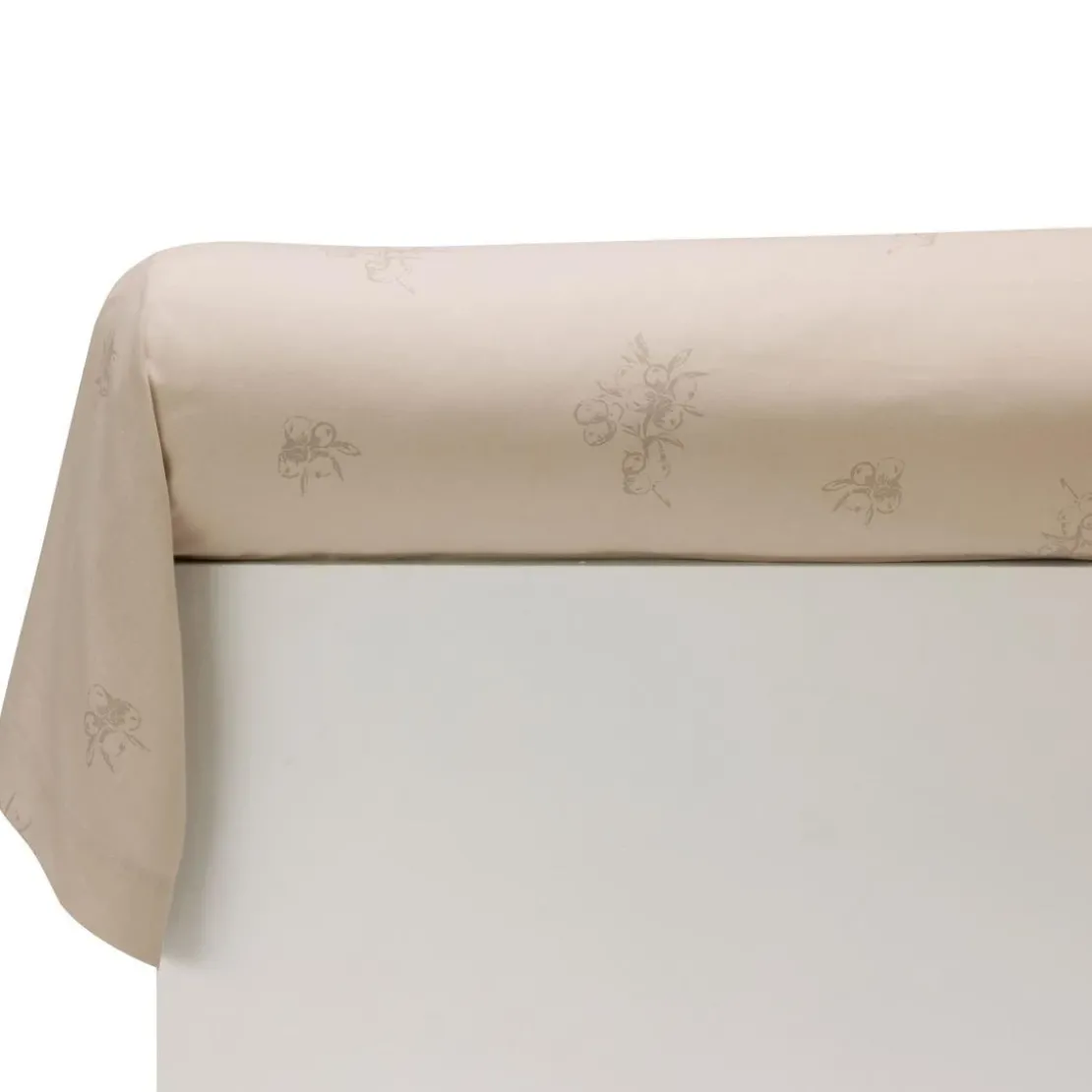 BecquetTaie de traversin coton ANDJA - beige grège