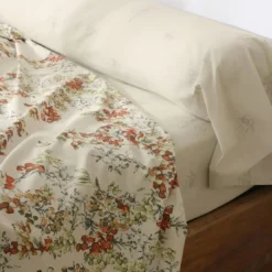 BecquetTaie de traversin coton ANDJA - beige grège