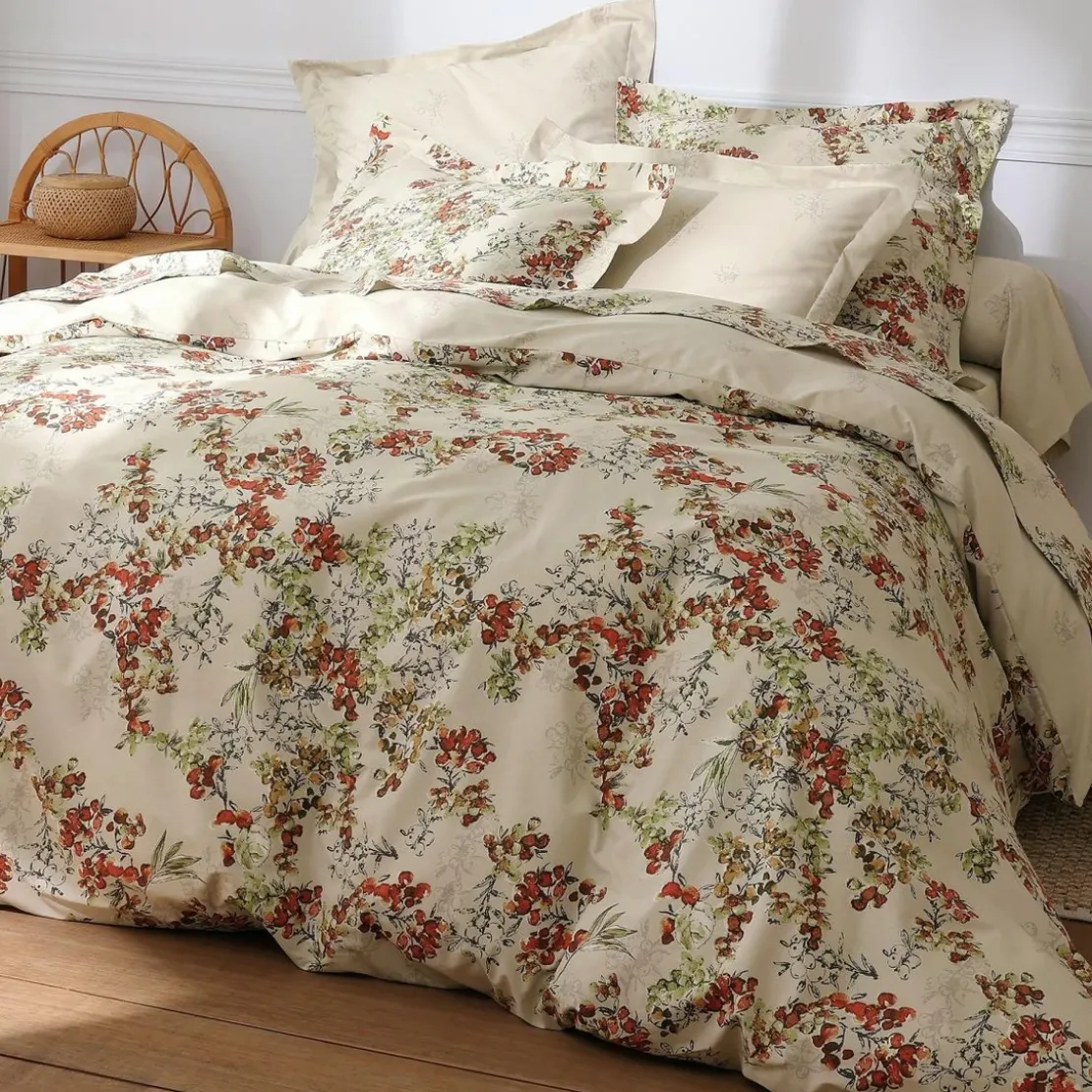 BecquetTaie de traversin coton ANDJA - beige grège
