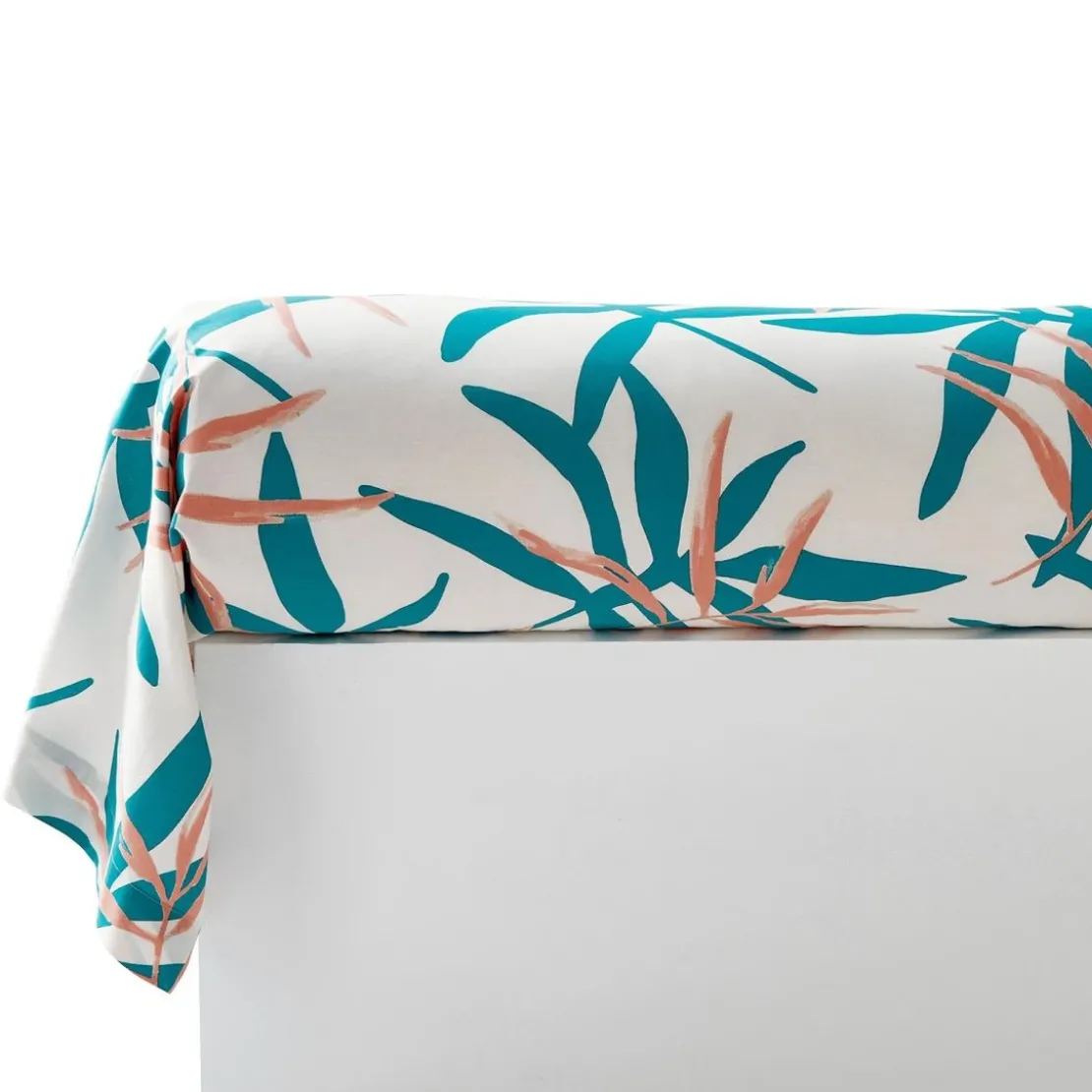 BecquetTaie de traversin coton écru tropical multicolore - VACANCES