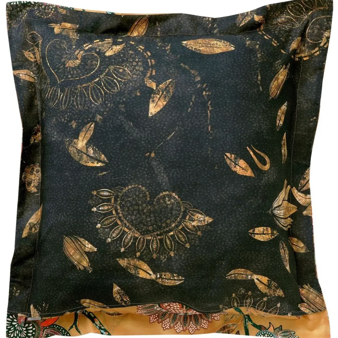 BecquetTaie de traversin double face en Coton JARDIN EXTRAMulticolore