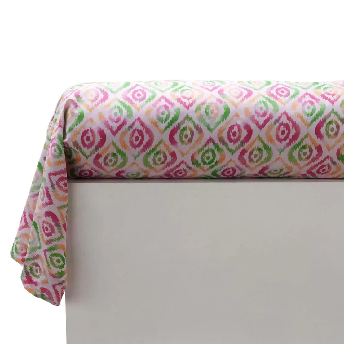 BecquetTaie de traversin en coton VIBRANTE motif fleurs exotiques multicolore